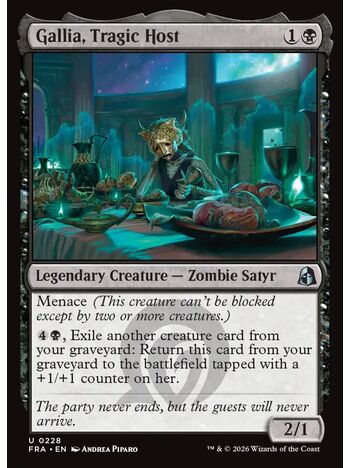 Gallia, Tragic Host