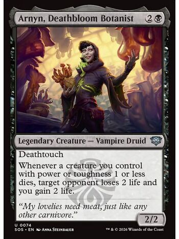 Arnyn, Deathbloom Botanist