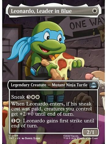 Leonardo, Leader in Blue