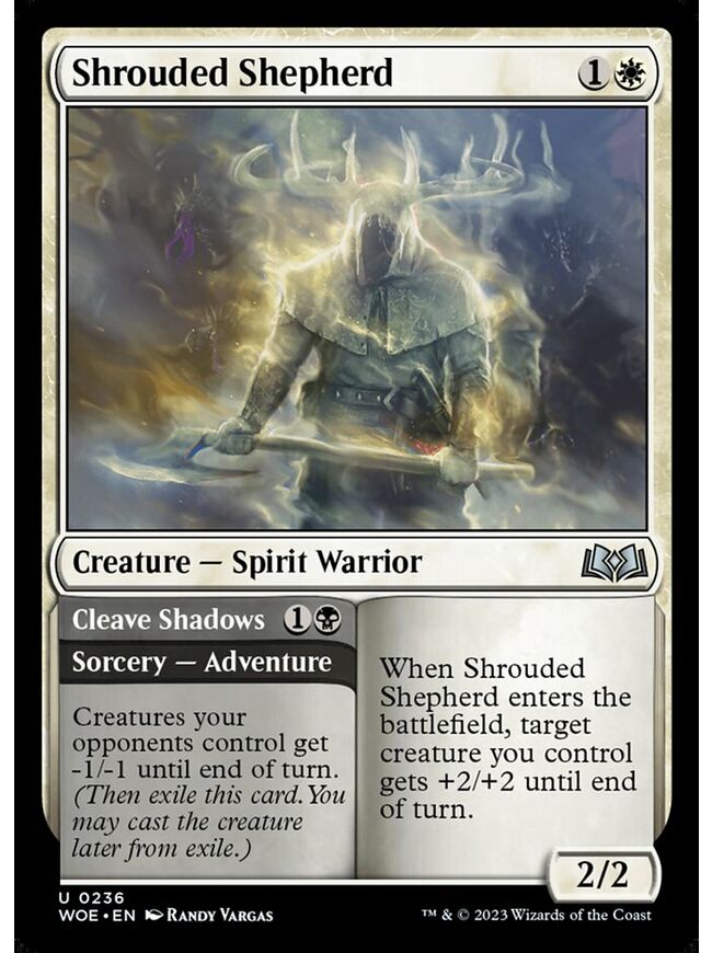 Shrouded Shepherd // Cleave Shadws