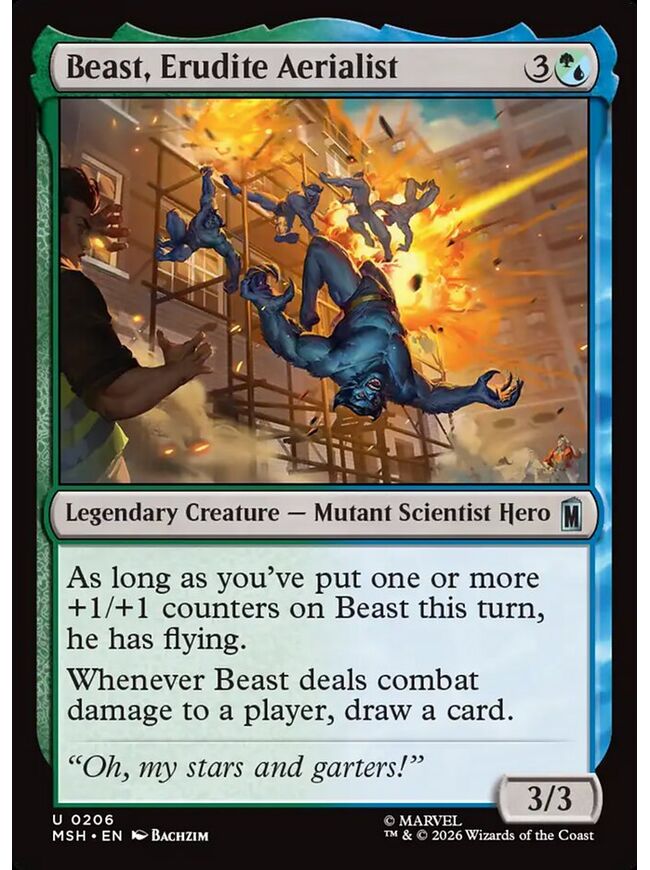 Beast, Erudite Aerialist