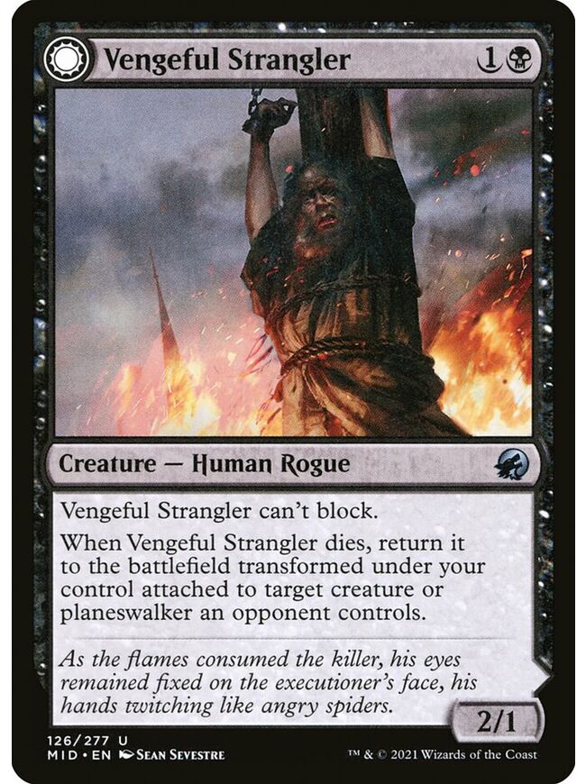 Vengeful Strangler // Strangling Grasp
