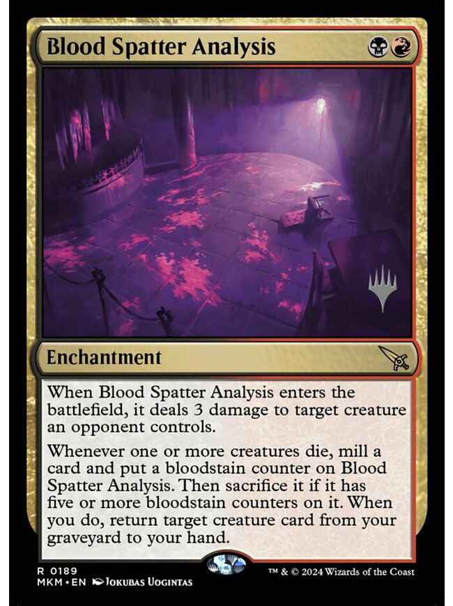 Blood Spatter Analysis