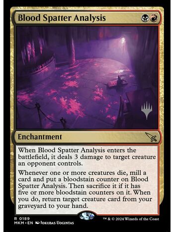 Blood Spatter Analysis