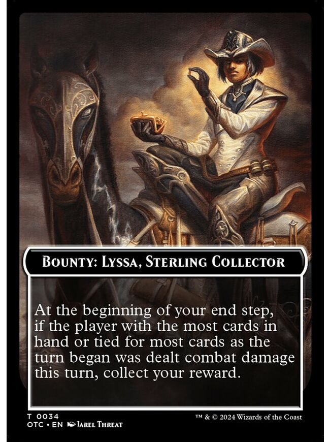 Bounty: Lyssa, Sterling Collector // Wanted! Token