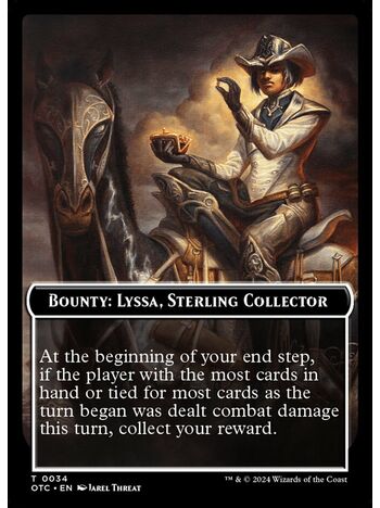 Bounty: Lyssa, Sterling Collector // Wanted! Token