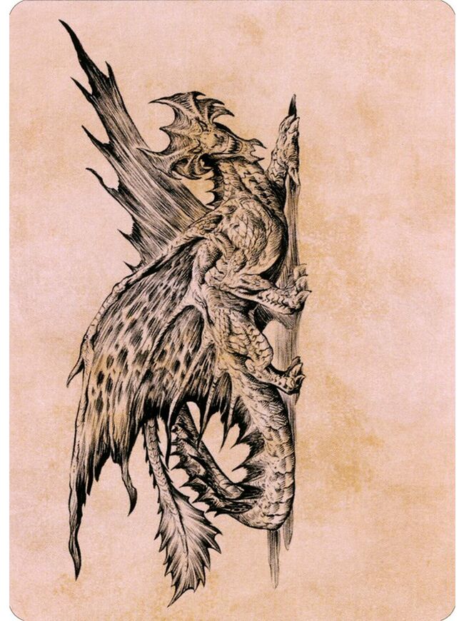 Ancient Brass Dragon // Ancient Brass Dragon (Art Series)