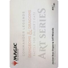 Ancient Brass Dragon // Ancient Brass Dragon (Art Series)