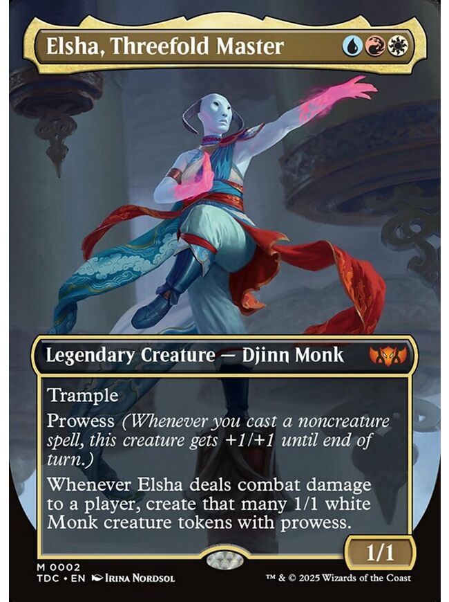 Elsha, Threefold Master