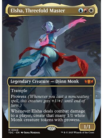 Elsha, Threefold Master