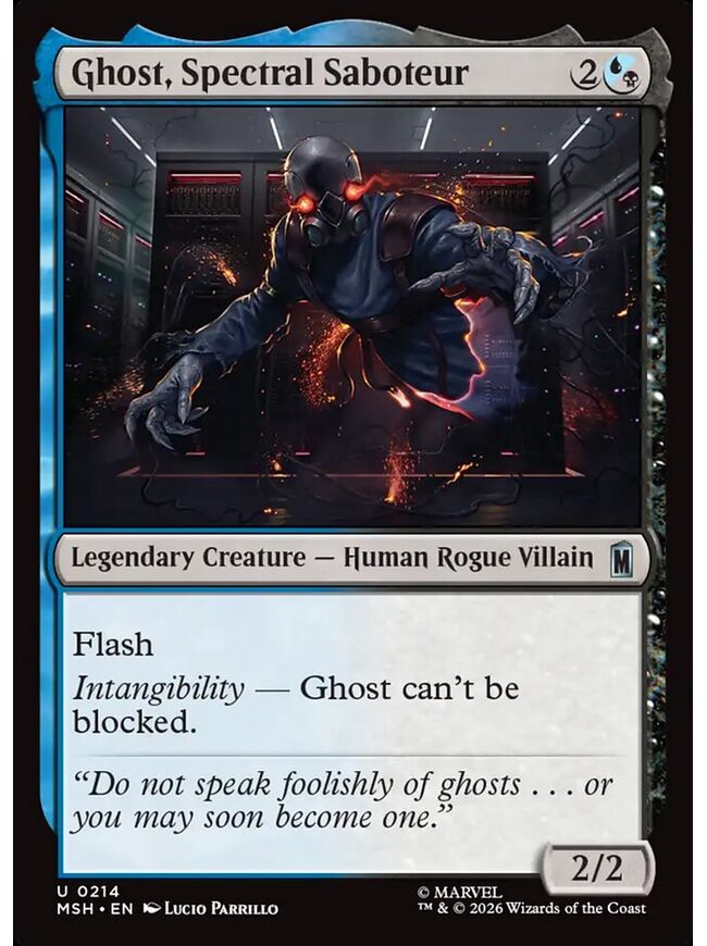 Ghost, Spectral Saboteur