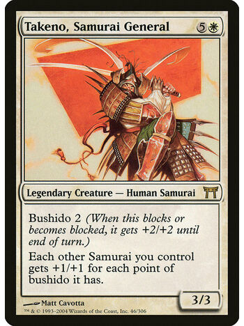 Takeno, Samurai General
