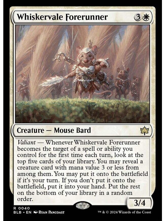 Whiskervale Forerunner
