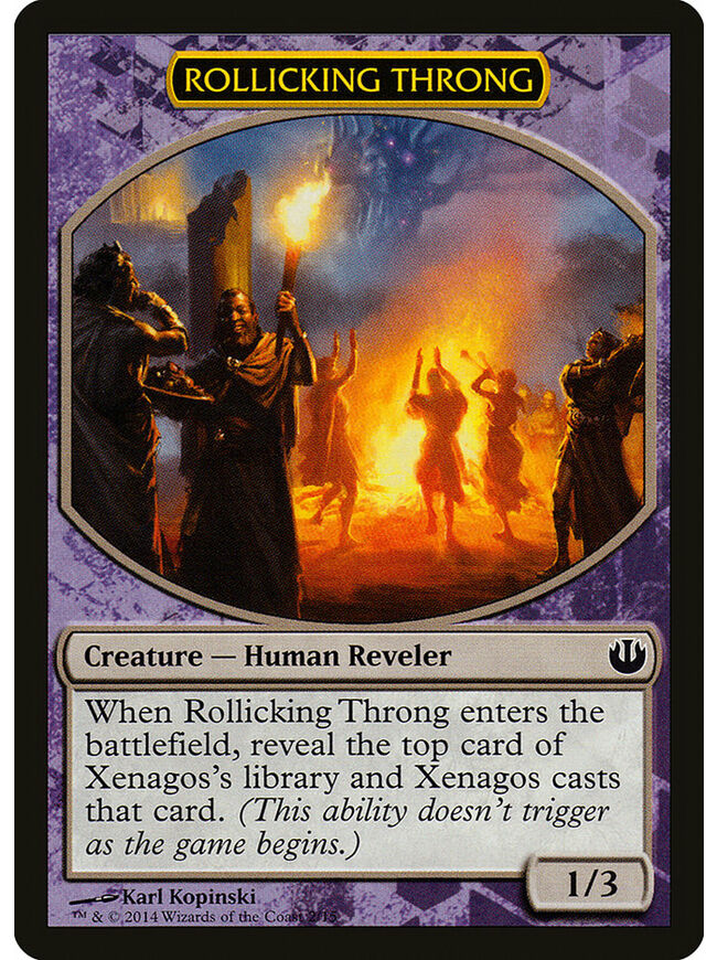 Rollicking Throng Token