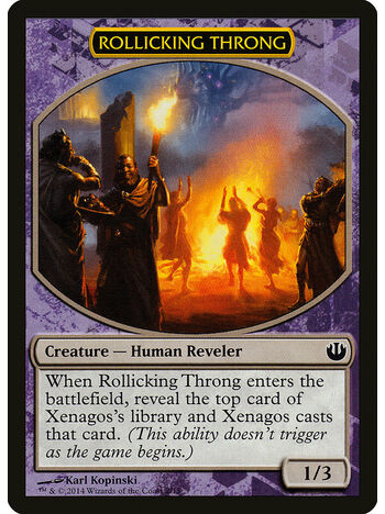Rollicking Throng Token