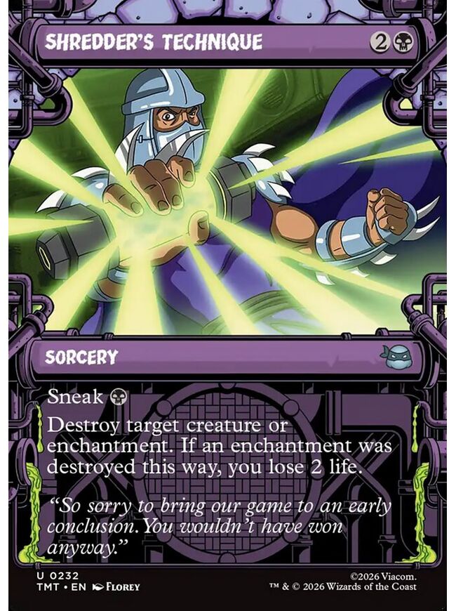 Shredder's Technique