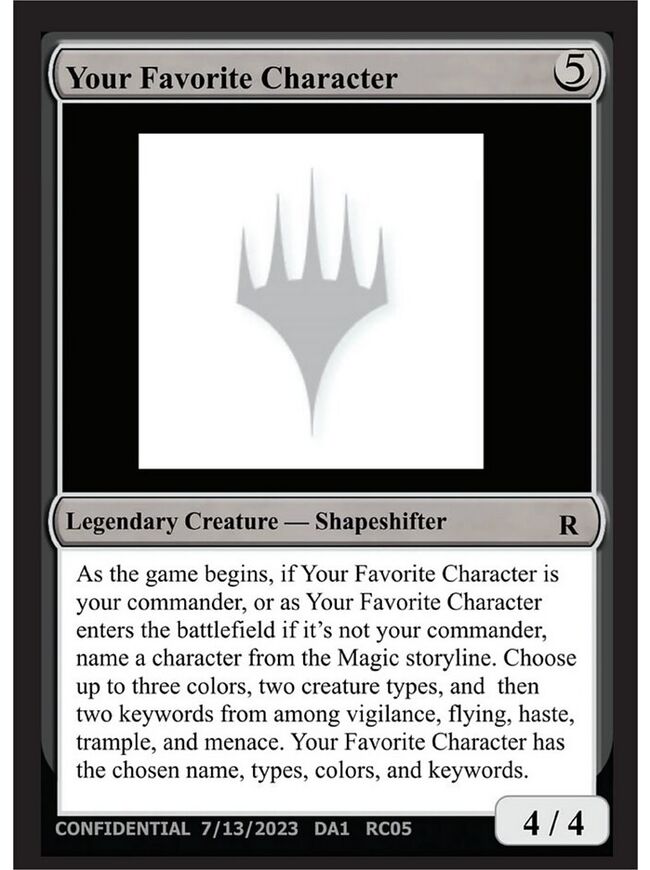 Your Favorite Character