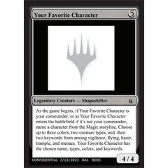 Your Favorite Character