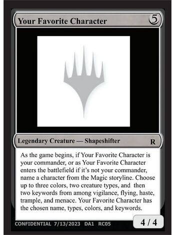 Your Favorite Character