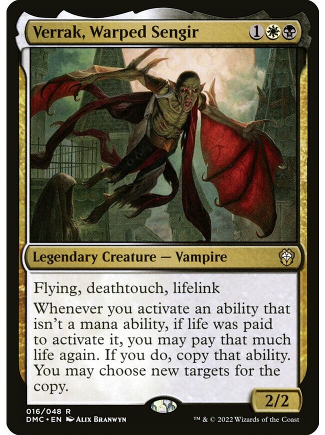 Verrak, Warped Sengir