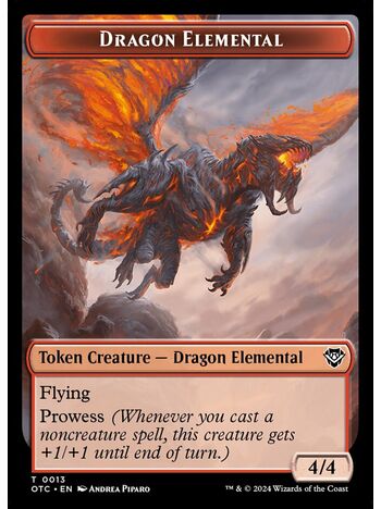 Dragon Elemental Token