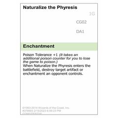 Naturalize the Phyresis