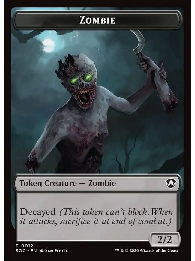 Zombie Token (2/2) (Decayed)