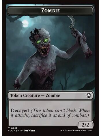 Zombie Token (2/2) (Decayed)