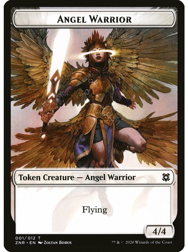 Angel Warrior Token (4/4) (Flying)