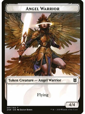 Angel Warrior Token (4/4) (Flying)
