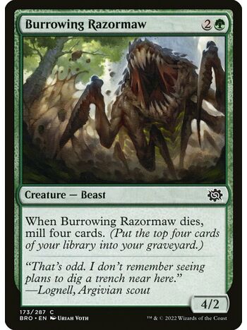 Burrowing Razormaw