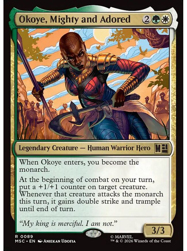 Okoye, Mighty and Adored