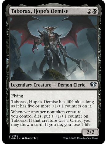 Taborax, Hope's Demise