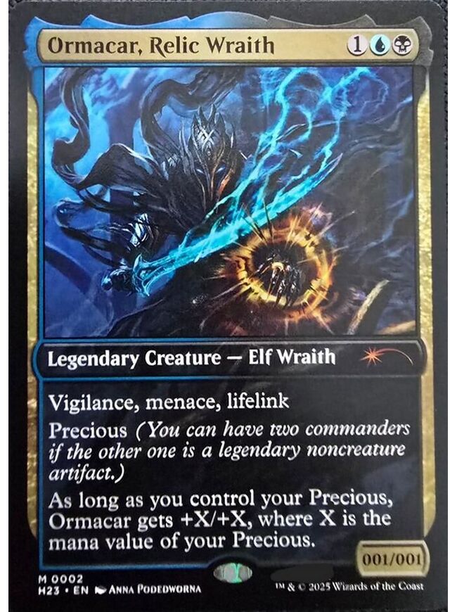 Ormacar, Relic Wraith