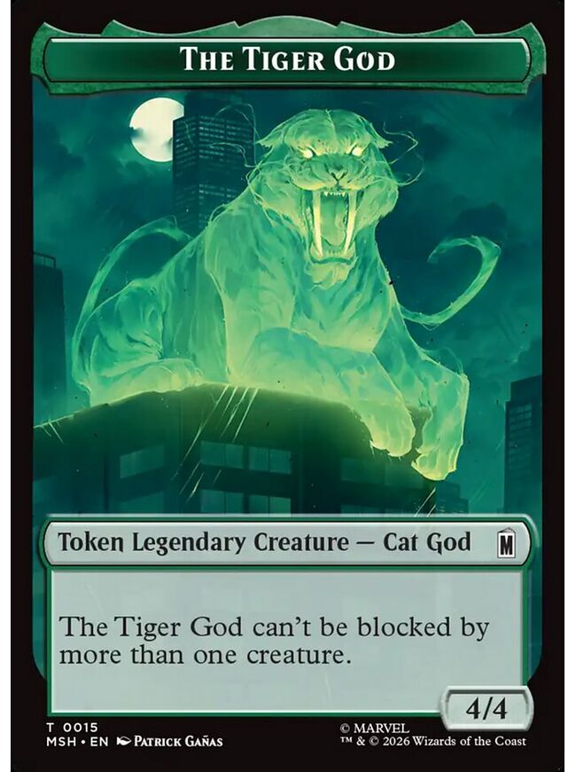 The Tiger God Token