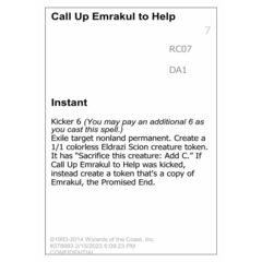 Call Up Emrakul to Help