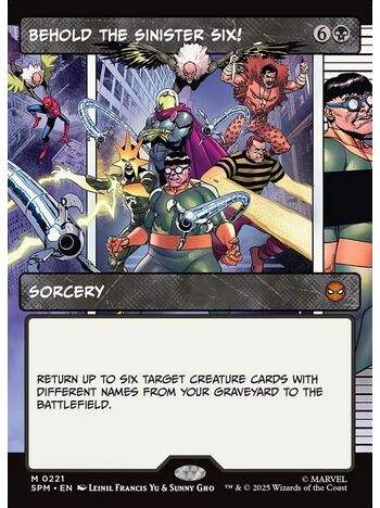 Behold the Sinister Six!