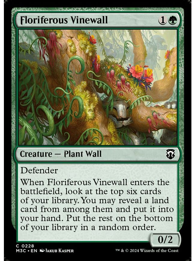 Floriferous Vinewall