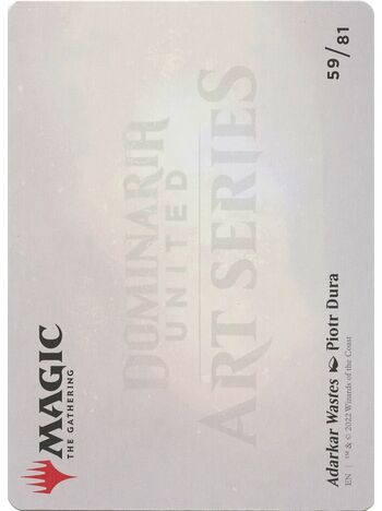 Adarkar Wastes // Adarkar Wastes (Art Series)