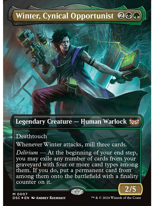 Winter, Cynical Opportunist