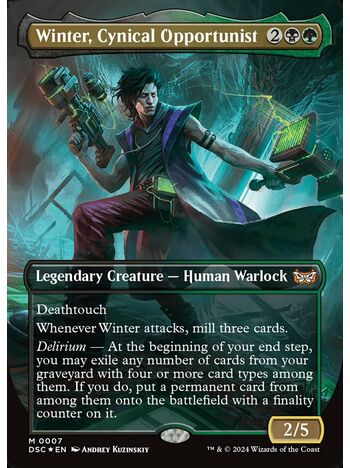 Winter, Cynical Opportunist