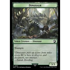 Dinosaur Token (3/3) (Trample)