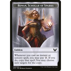 Rowan, Scholar of Sparks Emblem Token