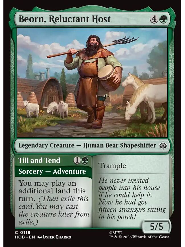 Beorn, Reluctant Host // Till and Tend