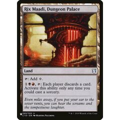 Rix Maadi, Dungeon Palace