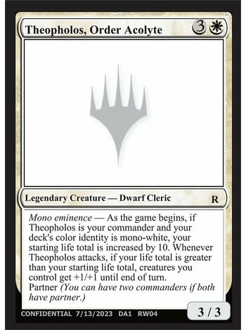 Theopholos, Order Acolyte