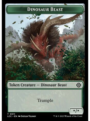 Dinosaur Beast Token