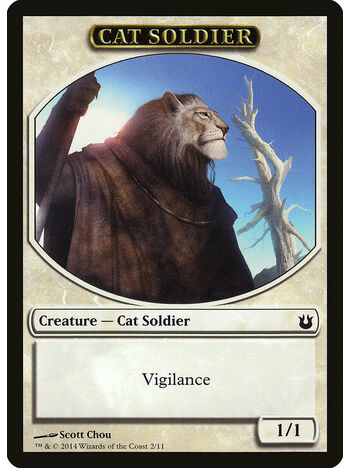 Cat Soldier Token