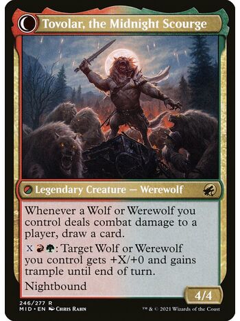 Tovolar, Dire Overlord // Tovolar, the Midnight Scourge