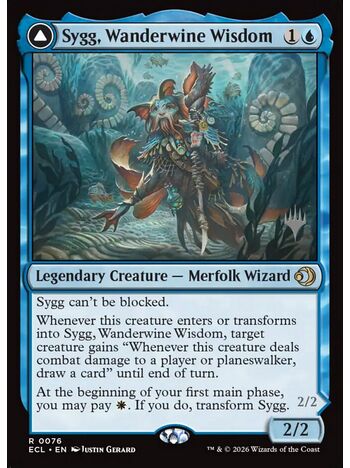 Sygg, Wanderwine Wisdom // Sygg, Wanderbrine Shield